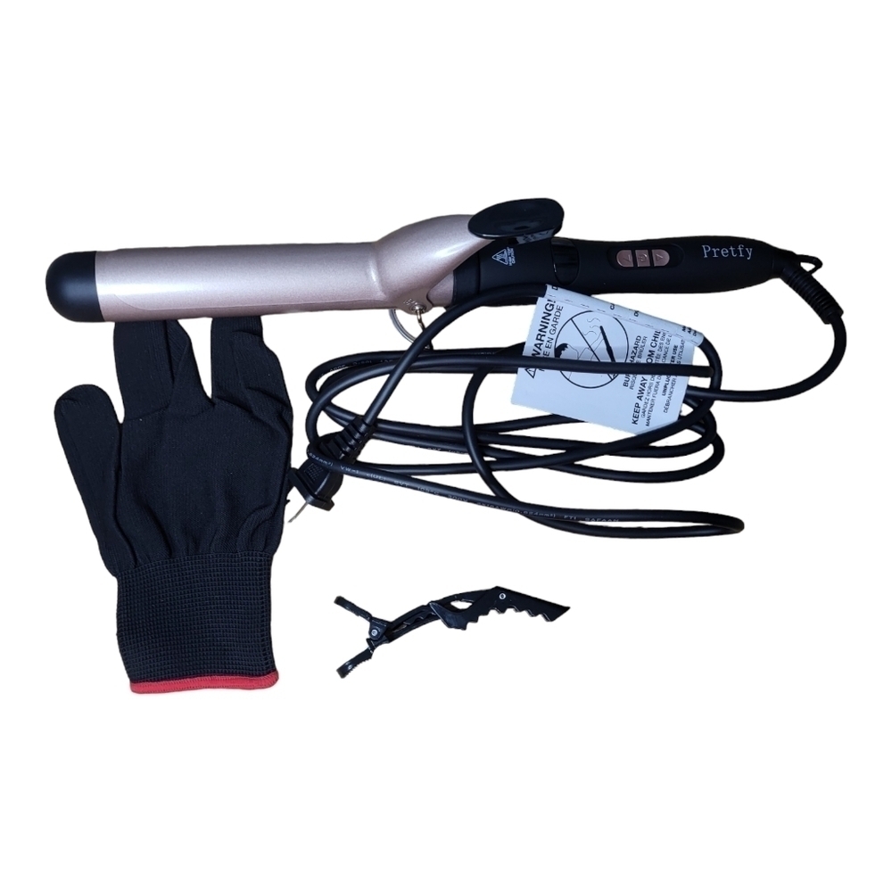 Pretfy 1.25" Ceramic Curling Iron